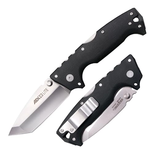 Cold Steel Knives Black AD-10 Lite Lockback AD10T Stainless Tanto Pocket Knife von Cold Steel