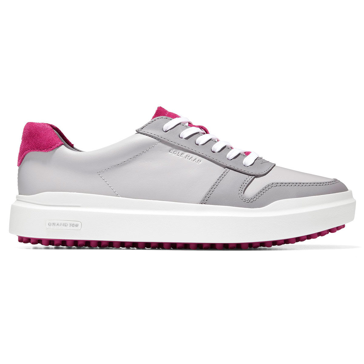 Cole Haan Womens GrandPro AM Waterproof Spikeless Golf Shoes, Female, Microchip, 4 | American Golf von Cole Haan