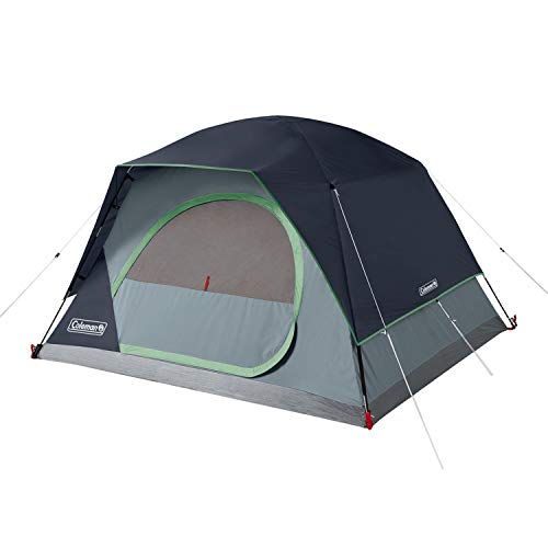 Coleman Unisex-Erwachsene SkyDome Zelt, blau, 4-Person von Coleman