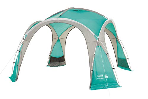 Coleman Event Dome Pavillon stabiles Partyzelt mit Stahlgestänge Sonnenschutz SPF 50 plus, blau, XL, 2000025128 von Coleman
