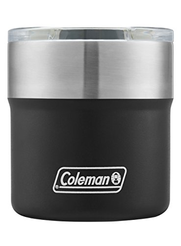 Coleman Sundowner Isoliertes Edelstahl-Felsenglas, schwarz, 368 ml von Coleman