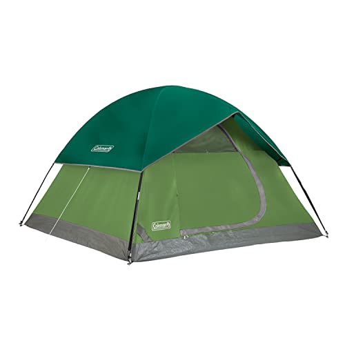 Coleman Unisex-Erwachsene Sundome Campingzelt Zelt, Fichtengrün, 4 Person von Coleman