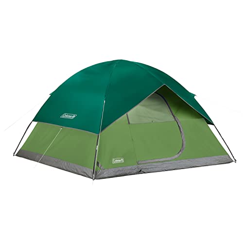 Coleman Unisex-Erwachsene Sundome Campingzelt Zelt, Fichtengrün, 6 Person von Coleman