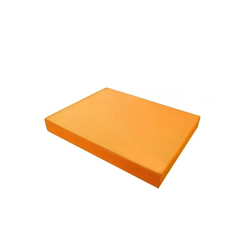 Collect Light Balance pad,Gleichgewichtkissen für Stabilität und Koordination,Yoga Foam Kissen Nicht Verformt,Balancekissen Trainingsmatte (L: 40 x 33 x 5 cm, Orange) von Collect Light