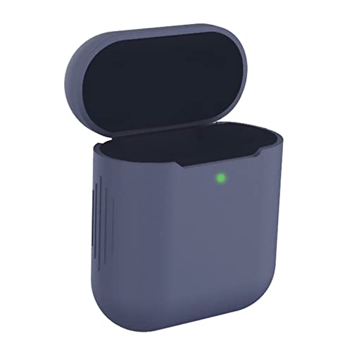 Colorful Geeignet für Airpods 1/2-Generation Anti-Drop Hüllen Weiche Silikon Schutzhülle für Airpods Kopfhörer, kabelloses Headset Case Cover (Navy, One Size) von Colorful Elektronik