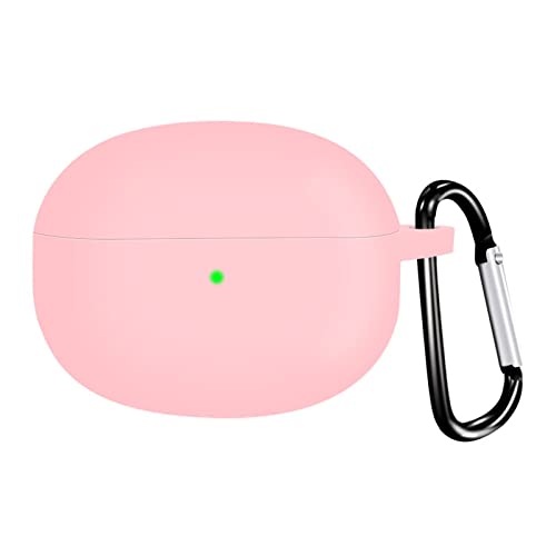 Colorful Hülle für Xiaomi Buds 3 PRO Bluetooth Headset TPU Silikonhülle mit Karabiner, Weiches Silikon Kratzfest Stoßfest [Ultra dünn] Schutzhaut Wireless Charging Case (Pink) von Colorful Elektronik