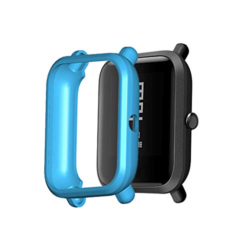 Colorful Soft TPU Schutzhülle für Xiaomi Huami Amazfit Bip Youth/Lite Watch (Himmelblau) von Colorful Elektronik