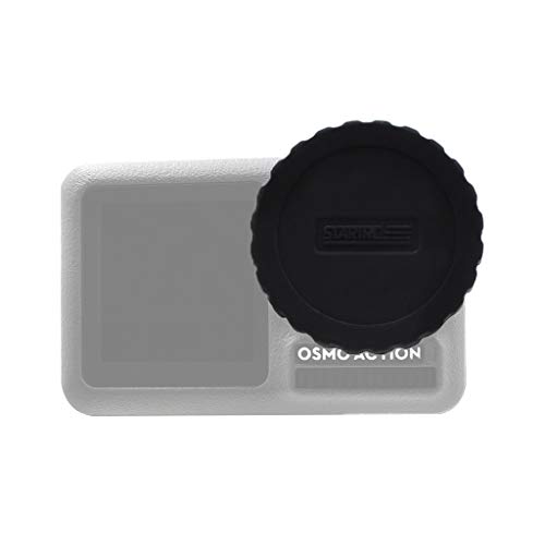 Für DJI Osmo Action Camera Objektivkappe, Colorful Weiche Silikon Schutzhülle für DJI Osmo Action Camera Objektiv,Kamera Objektiv Abdeckung (Black) von Colorful Elektronik
