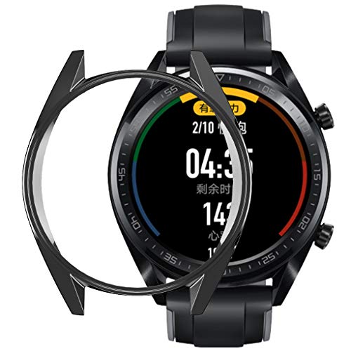 Für Huawei Watch GT Schutzhülle,Colorful Ultradünnes TPU Hülle Electroplate Case Schutz für Huawei Watch GT Smartwatch (Schwarz) von Colorful Elektronik