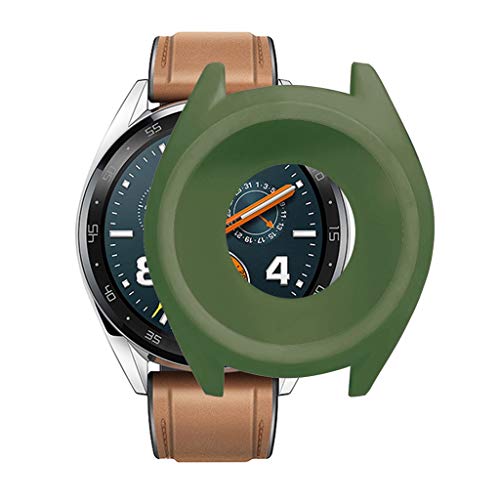 Für Huawei Watch GT2 46mm Schutzhülle,Colorful Soft Silikon Ultra dünn TPU Hülle Case Schutz für Huawei Watch GT2 46mm (Armeegrün) von Colorful Elektronik