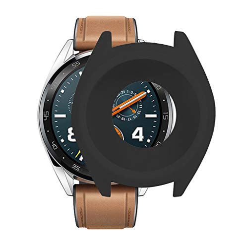 Für Huawei Watch GT2 46mm Schutzhülle,Colorful Soft Silikon Ultra dünn TPU Hülle Case Schutz für Huawei Watch GT2 46mm (Schwarz) von Colorful Elektronik