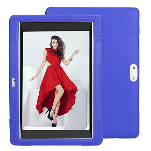 Universal Folio Hülle für 10inch &10.1 Zoll Tablette, Colorful PU Silikon ständer Tablethülle Schutzhülle für 10.1 Zoll Android Touchscreen Tablet (Blau) von Colorful Elektronik
