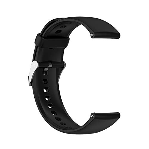 Colorful Uhrenarmband Für Realme Watch 2/ 2pro/ S/S Pro Smartwatch Replacement Band - Silikon Ersatzarmband Watch Strap Bracelet Belt (Schwarz) von Colorful Home Tool