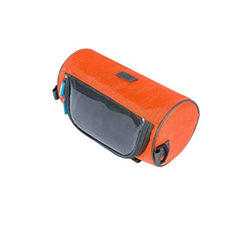 Colorful Fahrrad Lenkertasche, Handytasche Handyhalterung Wasserdicht multifunktional Fahrradtasche Mit Transparent PVC-Sichtfenster (Orange) von Colorful Outdoor
