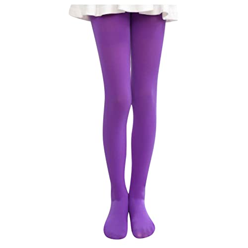 Colorful Kinder Strumpfhosen für Mädchen & Ultraweiche Ballett Baby Tights Tanzstrumpfhosen Mehrfarbig Strickstrumpfhose (Lila, S) von Colorful Outdoor