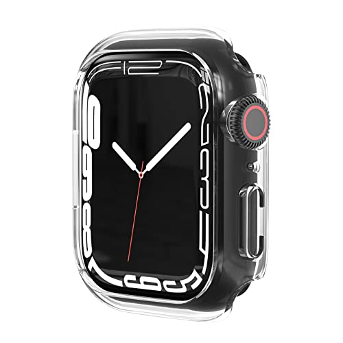 Colorful Uhrengehäuse Für Apple Watch Series 7 45mm Schutzhülle - Ultra-Thin TPU Weich Hülle Stoßfest Anti-Kratz Abdeckung Ersatz Protection Zubehör Case Cover (Clear) von Colorful Outdoor