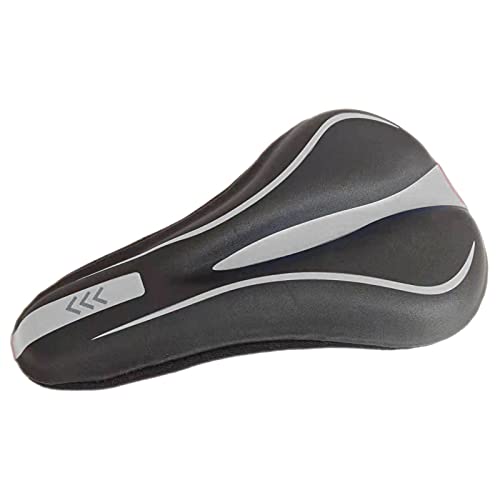 Fahrradsattel Silicone Gel Fahrrad Sattel für Damen Herren, Colorful Wasserdicht Weicher Bequem atmungsaktiv Fahrradsitz für BMX/Rennräder/Mountainbike/EMTB/Dirt Bike/Citybikes usw. (Grau) von Colorful Outdoor