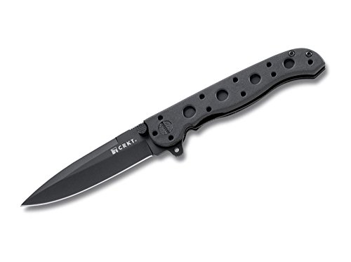 CRKT Unisex – Erwachsene Messer Black M16-01 Zytel 7.6 cm Taschenmesser, schwarz, 18,1 cm von CRKT