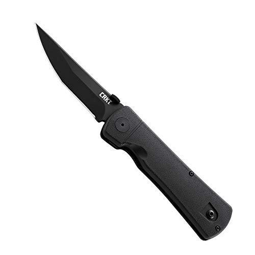 Columbia River Knife & Tool Taschenmesser Hissatsu Folder Glatt, Schwarz, 2903 von CRKT