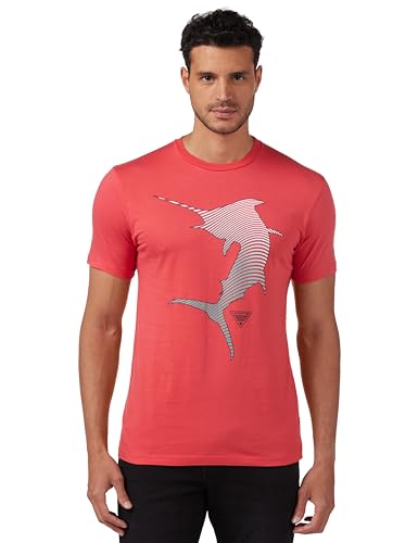 Columbia Apparel Herren Standard PFG Graphic T-Shirt, Sunset Red/Cuesta, XL von Columbia