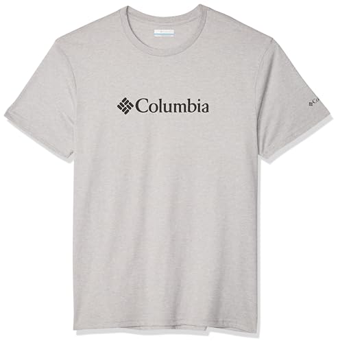 Columbia CSC Basic Logo Short Sleeve Kurzarm Outdoor Wanderhemd für Herren Columbia Grey Heather von Columbia