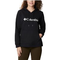 Columbia Columbia Logo Hoodie Damen Kapuzenpullover schwarz Gr. S von Columbia