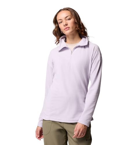 Columbia Damen Glacial 4 Half Zip Fleece Pull Over, Lavender Pearl, M von Columbia