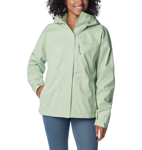 Columbia Damen Hikebound Jacket Wasserdichte Regenjacke, Sage Leaf, von Columbia
