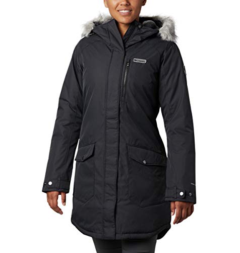 Columbia Damen Jacke Suttle Mountain LONG Insulated Jacke, Black, XL, 1799751 von Columbia