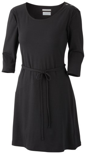Columbia Damen Reel Beauty Kleid mit 3/4-Ärmeln, Schwarz, Größe XL von Columbia