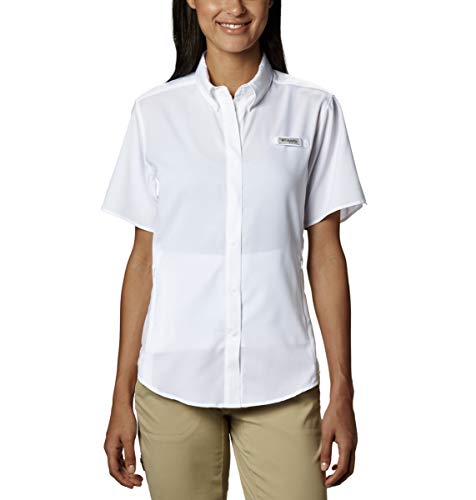 Columbia Damen Standard Tamiami II Kurzarm-Shirt, Weiß, Größe L von Columbia