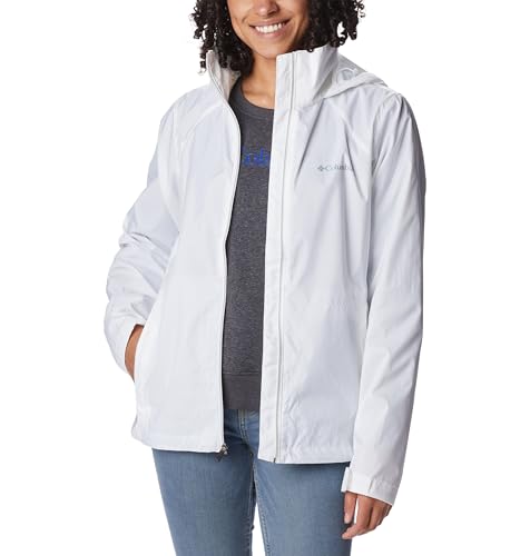 Columbia Damen Switchback III Jacket Wasserdichte Regenjacke, White, Weiß von Columbia