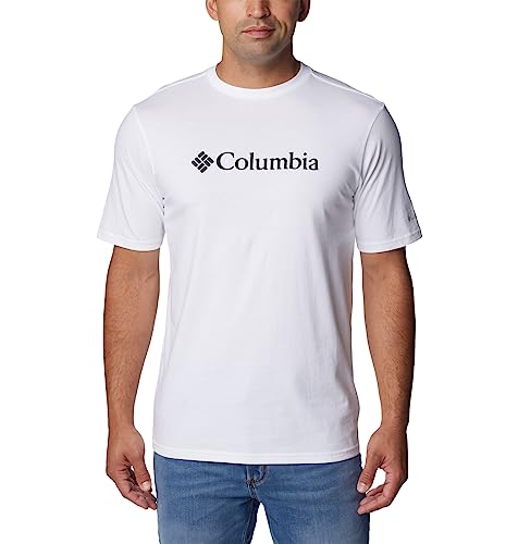 Columbia Herren CSC Basic Logo T-Shirt, White, M von Columbia