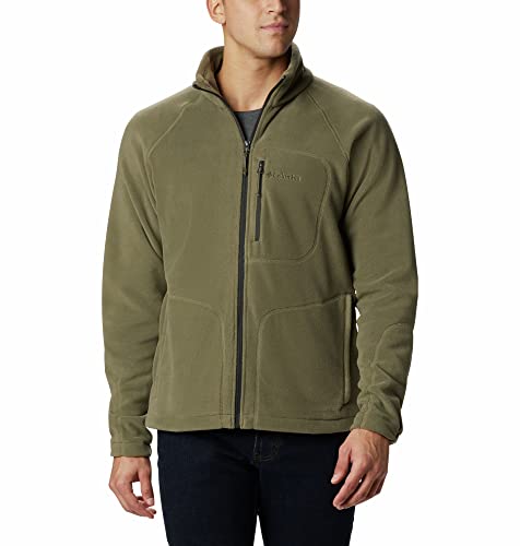 Columbia Herren Fleecejacke Mit Durchgehendem Reißverschluss, Stone Green, XS von Columbia