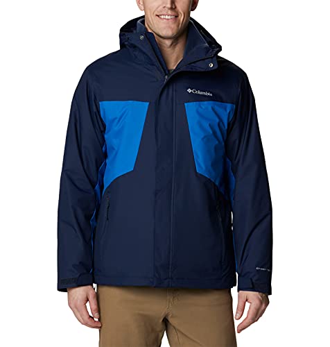 Columbia Herren Tunnel Falls Interchange Jacke, Collegiate Navy/Bright Indigo, Medium von Columbia