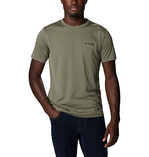 Columbia Kurzärmeliges T-Shirt für Herren, Zero Rules, Stone Green 397 von Columbia