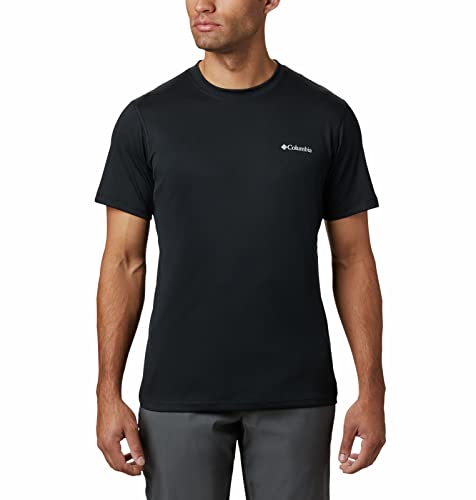 Columbia Herren Zero Rules Technisches Kurzärmeliges T Shirt, Black 010, L EU von Columbia