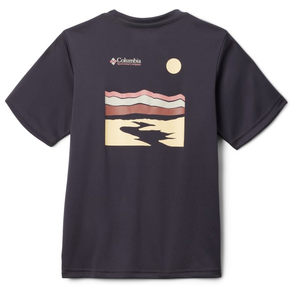 Columbia - Kid's Fork Stream Graphic Shirt S/S - T-Shirt Gr M grau von Columbia