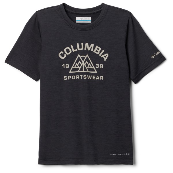 Columbia - Kid's Mount Echo Graphic Shirt S/S - Funktionsshirt Gr L schwarz von Columbia