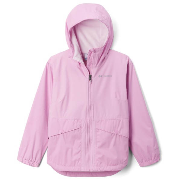 Columbia - Kid's Rainy Trails Fleece Lined Jacket Elastic - Regenjacke Gr M rosa von Columbia