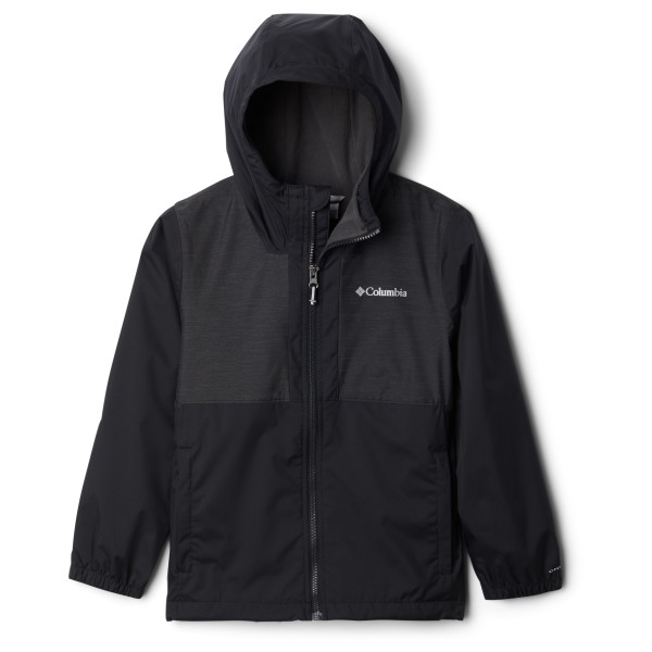 Columbia - Kid's Rainy Trails Fleece Lined Jacket - Regenjacke Gr S schwarz von Columbia