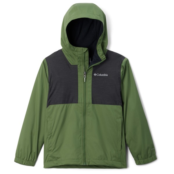 Columbia - Kid's Rainy Trails Fleece Lined Jacket - Regenjacke Gr XL oliv von Columbia