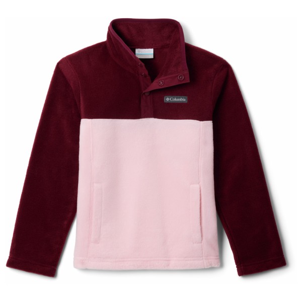 Columbia - Kid's Steens Mtn II 1/4 Snap Fleece Pull-Over - Fleecepullover Gr S rot/rosa von Columbia