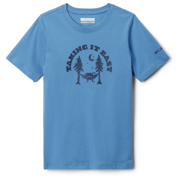 Columbia - Kid's Valley Creek Graphic Shirt S/S - T-Shirt Gr L blau von Columbia