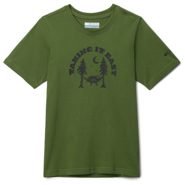 Columbia - Kid's Valley Creek Graphic Shirt S/S - T-Shirt Gr S oliv von Columbia