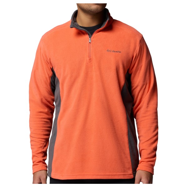 Columbia - Klamath Range II Half Zip - Fleecepullover Gr S rot von Columbia