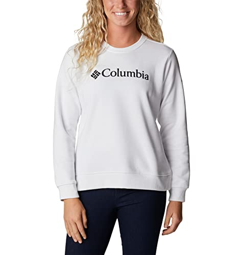 Columbia Pullover Damen, Mit Rundhalsausschnitt, Logo von Columbia