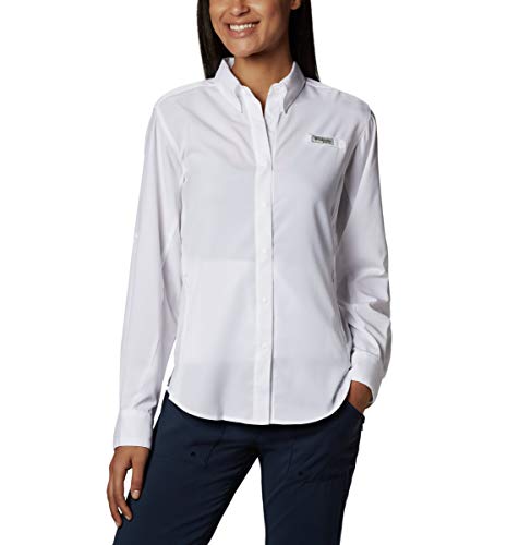 Columbia PFG Tamiami™ II Langarm-Shirt für Damen, Weiß, XL von Columbia