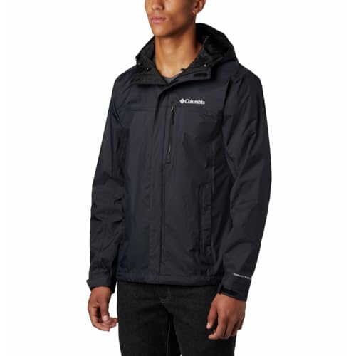 Columbia Pouring Adventure II Jacket Wasserdicht Regenjacke für Herren, Schwarz, M von Columbia