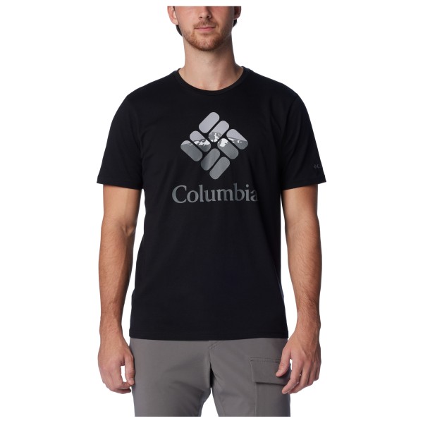 Columbia - Rapid Ridge Graphic Tee - T-Shirt Gr M schwarz von Columbia
